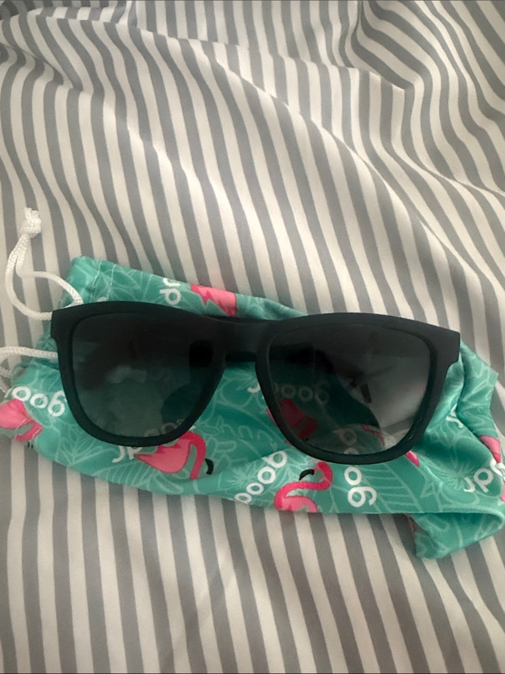 goodr 90s Sedan Style Icon Sunglasses with Bag